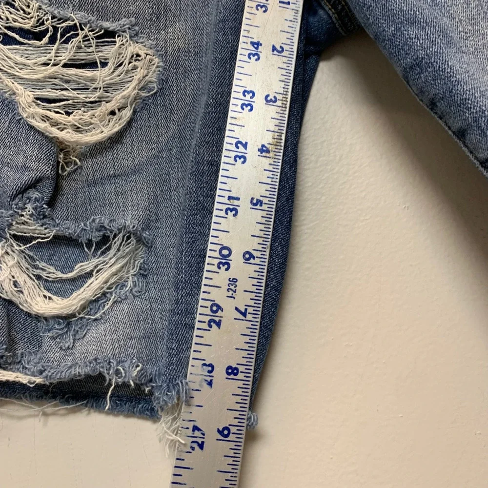 American Eagle Denim Shorts Mens 30 Blue Excellent Distressed Ne(x)t Level Flex